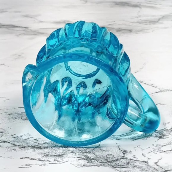 Degenhart Glass Mini Pitcher Trinket Paperweight Toothpick Vtg - Picture 8 of 10